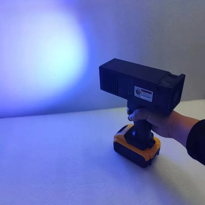 

Portable Recharged Uv Lamp Automotive Sheet Metal Wireless Curing Lamp Paint Spraying Car Paint Flaw Detection LEDUV Curing Lamp