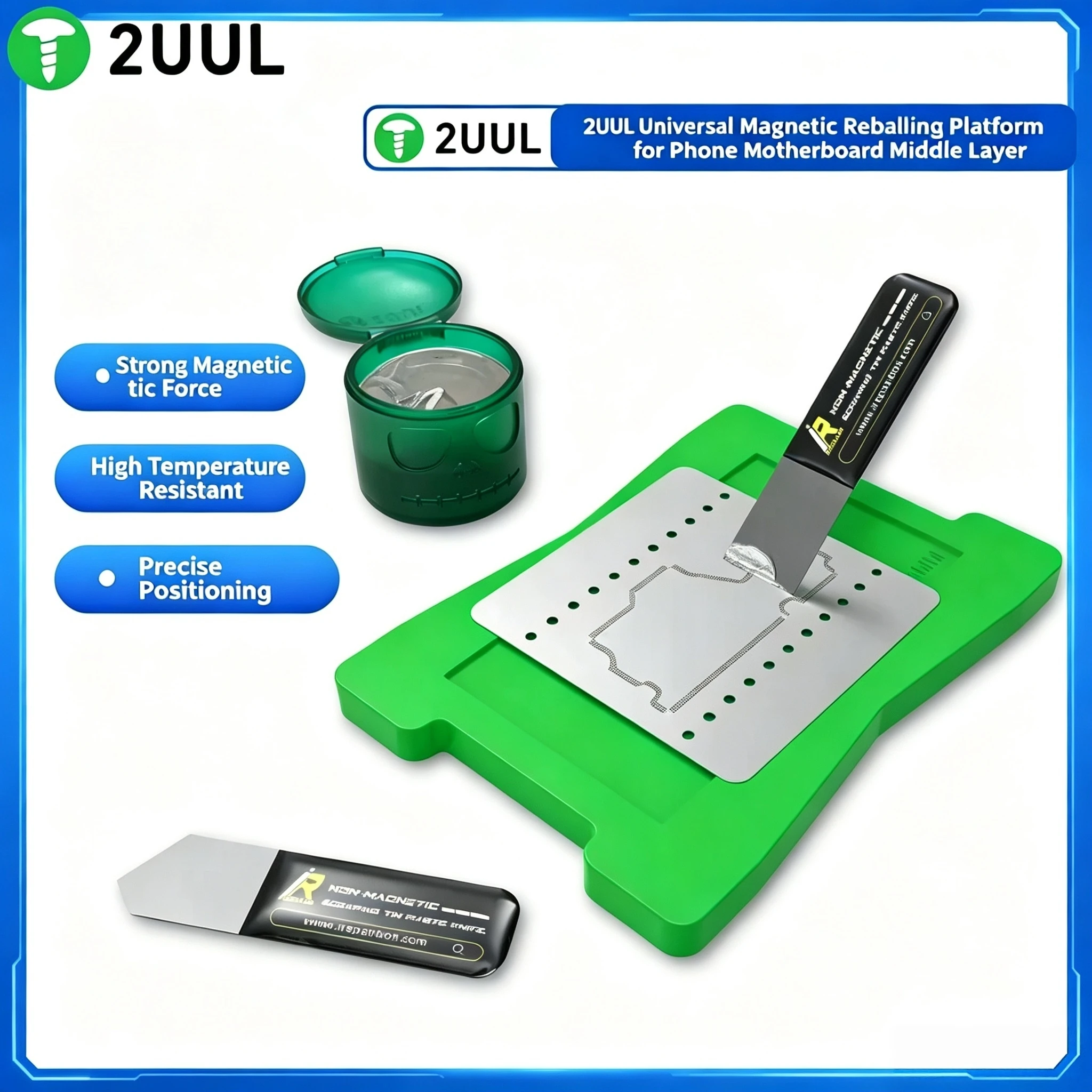 2UUL BH11 mobile phone motherboard middle layer tin plated magnetic suction platform resistant to high temperature