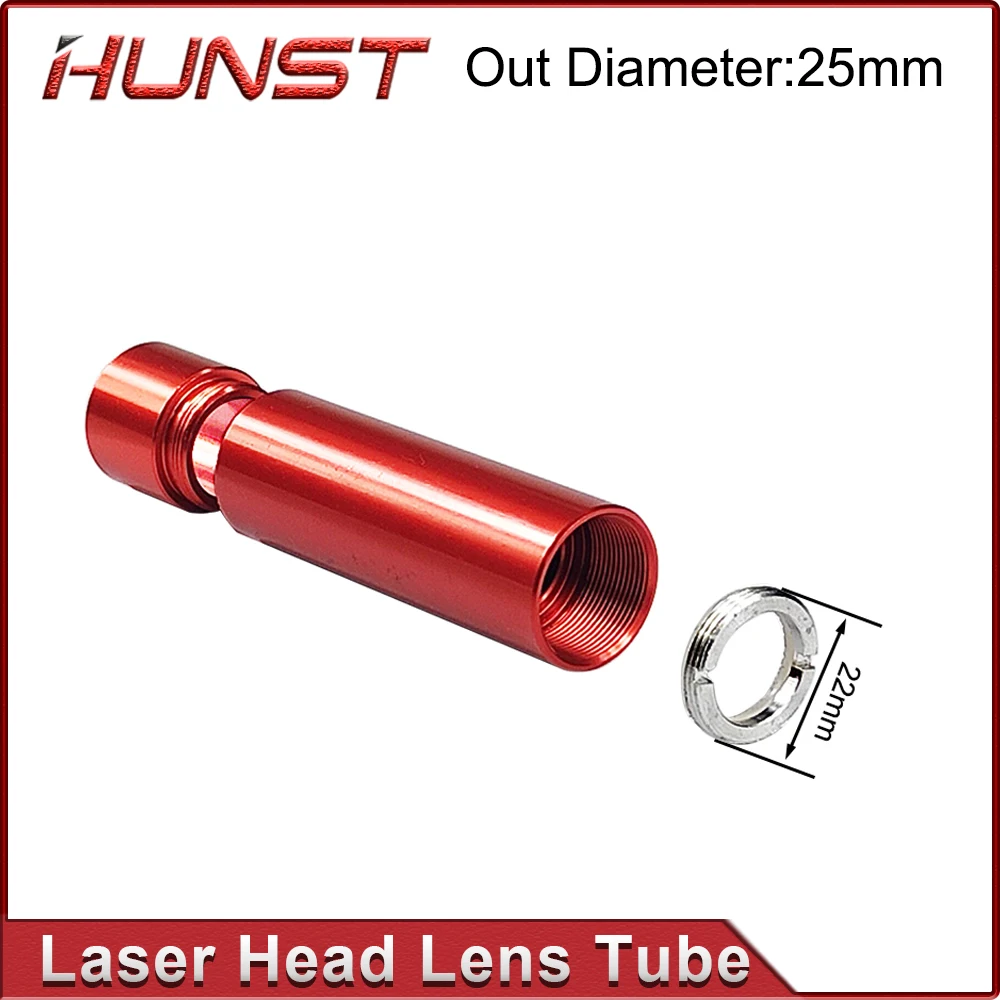 Imagem -06 - Tubo de Lente Laser Dentes de Cabeça Dupla para Cortador a Laser Co2 Diâmetro 20 mm F50.8 63.5 101.6 mm od 25 mm id 21 mm Hunst-co2