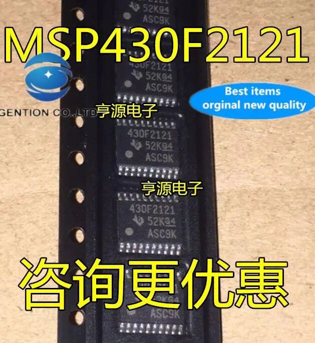 

10pcs 100% orginal new in stock MSP430F2121IPWR MSP430F2121 430F2121 TSSOP20