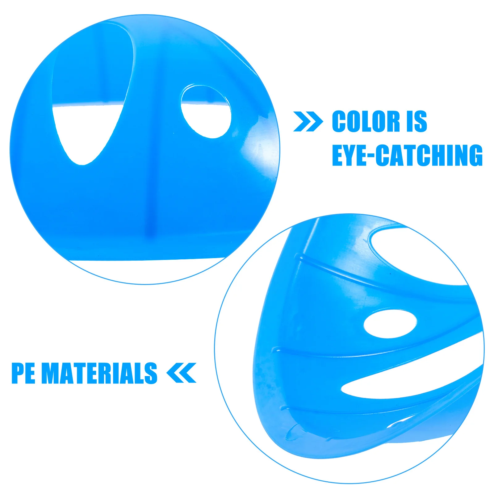 

4Pcs Football Training Cones Pe Durable Agility Training Discs Soccer Practice Sports Cone Outdoor Use Sport and Entertainment