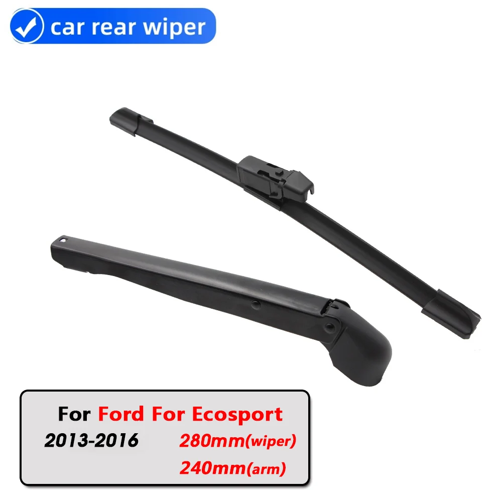 

KAWOO Car Rear Wiper Blades Back Window Wipers Arm For Ford For Ecosport Hatchback (2013-2016) 280mm Auto Windscreen Blade