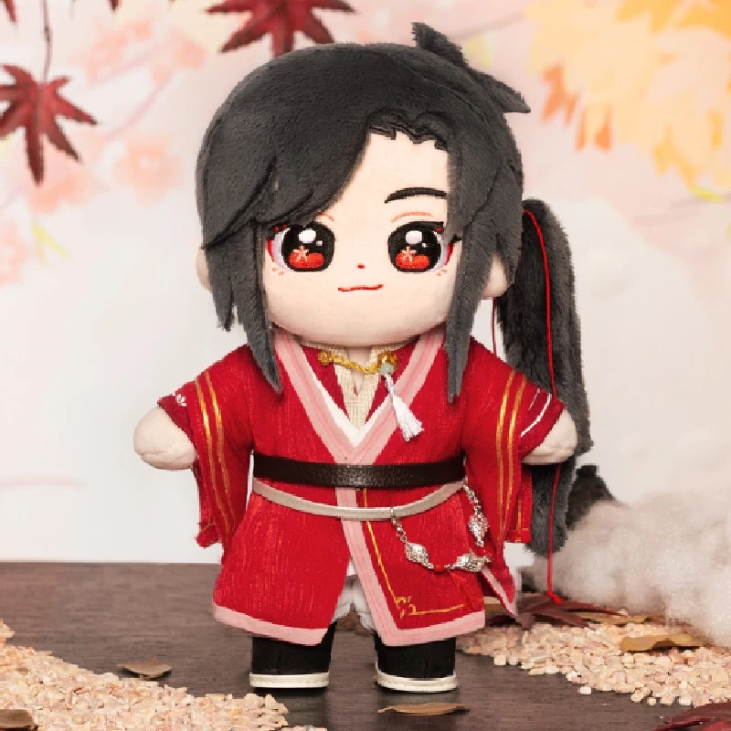 

20cm Anime Tian Guan Ci Fu Plush Toys Hua Cheng San Lang Dolls Heaven Official's Blessing Soft Stuffed Decorate Cute Kids Gifts