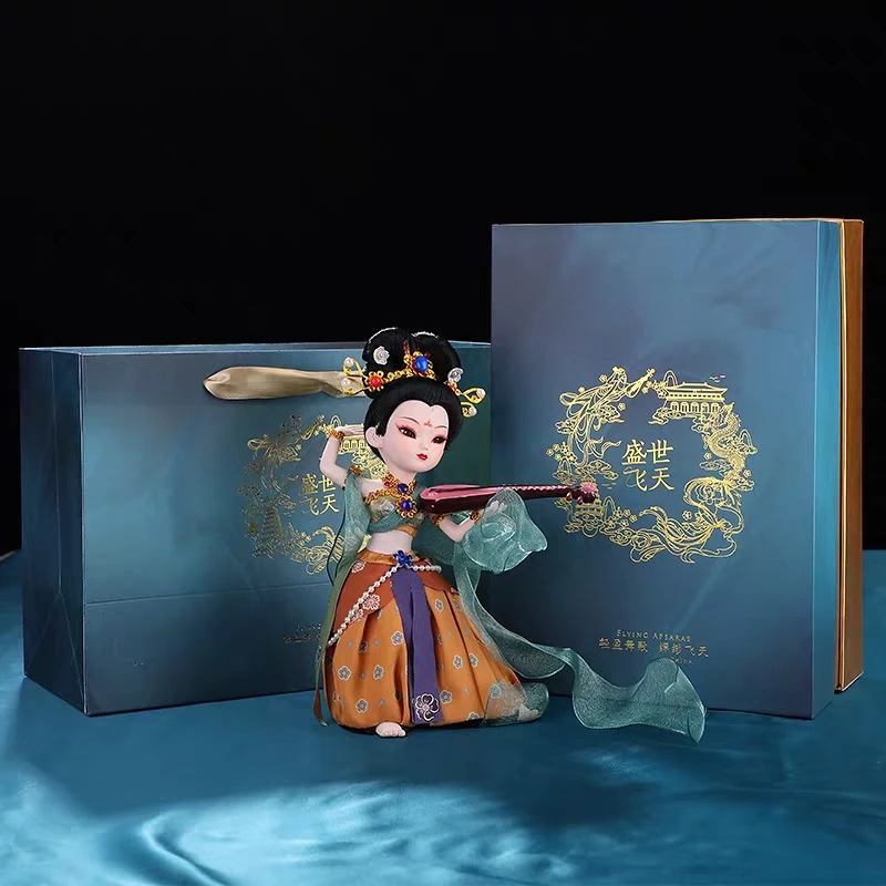 Dunhuang Flying Figure Human Handicrafts with Chinese Characteristics Ancient Princess Keepsake  Desktop Cabinet Decoration