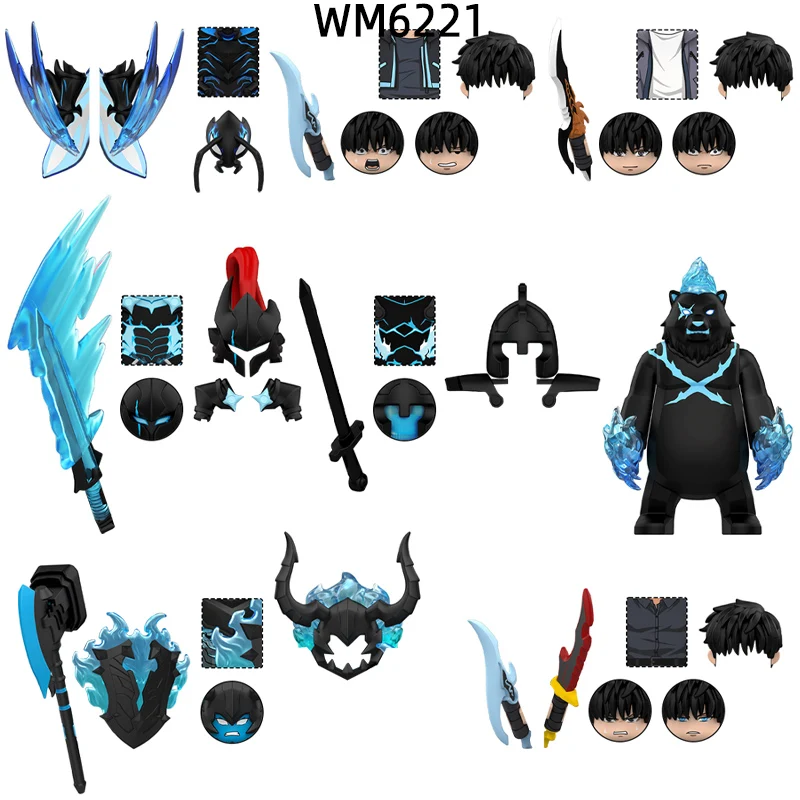 

WM6221 Solo Beru Sung Warrior Jin Iron Woo Igris Танк Выравнивающая модель Блоки MOC Набор кирпичей Подарки Игрушки
