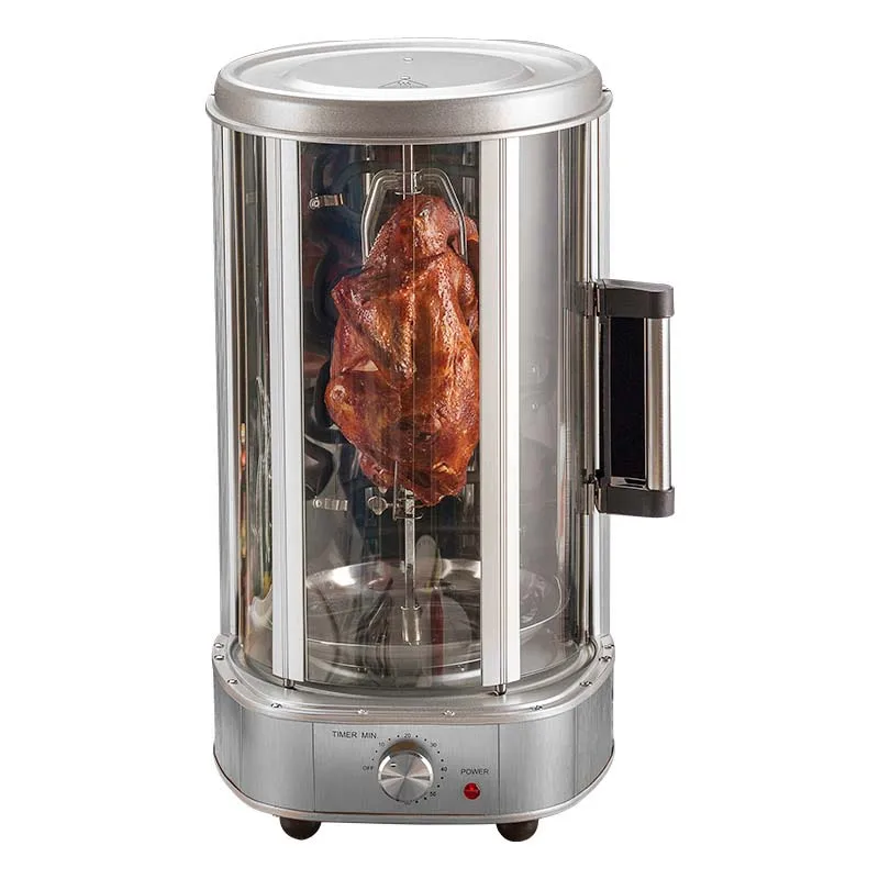 Электрическая бездымная печь для гриля 2025 года — коммерческая и домашняя вертикальная жаровня для курицы