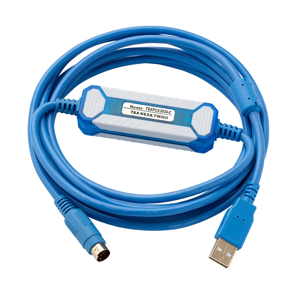 Cable de programación PLC, compatible con Schneider, NEZA, serie Twido, TSXPCX3030, TSXPCX3030-C