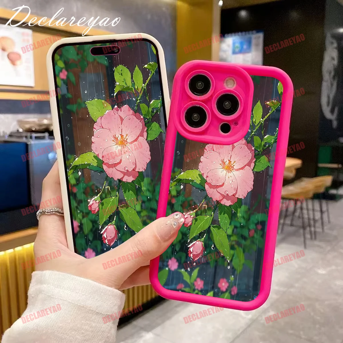 DECLAREYAO ماتي بولي يوريثان لينة خفيفة سليم حالات ل Realme 9 C65 C71 GT6 5 C75 زائد N63 Narzo 60 Q Q5 14 Pro C يغطي حافظة للصدمات