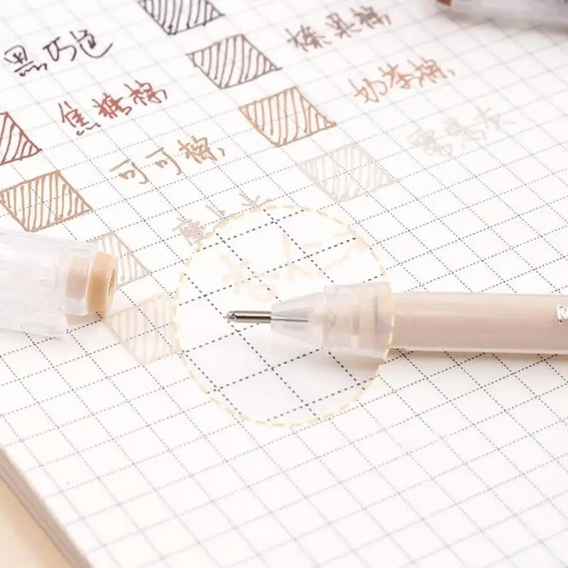 2025新しいマルチカラージェルペンカラフルな描画ペンニードルチップジャーナリリングペンジャーナリングスクラップブッキング着色のためのメモ