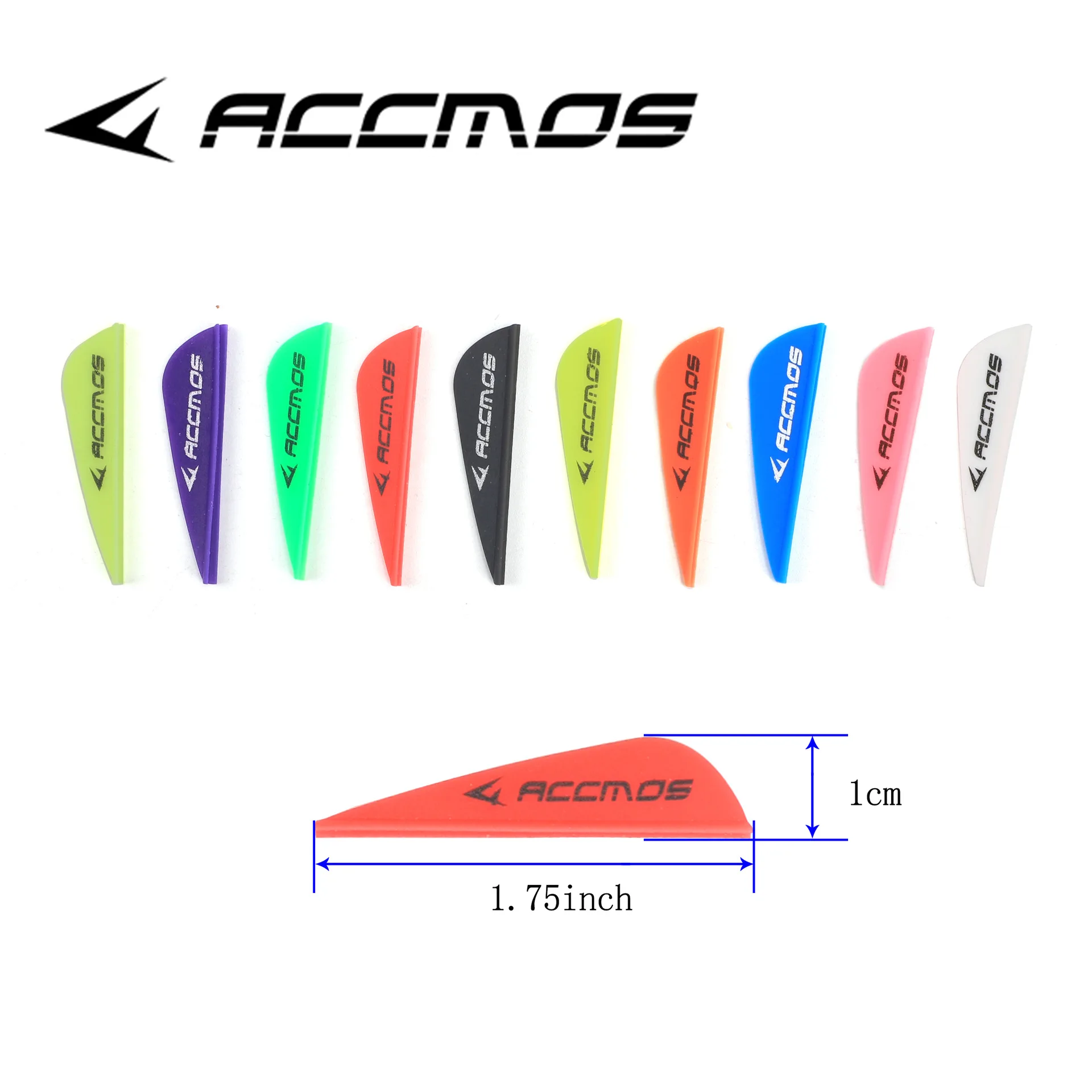 30/60 個アーチェリーフェザーウォータードロップフェザー 1.75 インチ矢印フェザー高弾性プラスチックフェザーアーチェリーアクセサリー