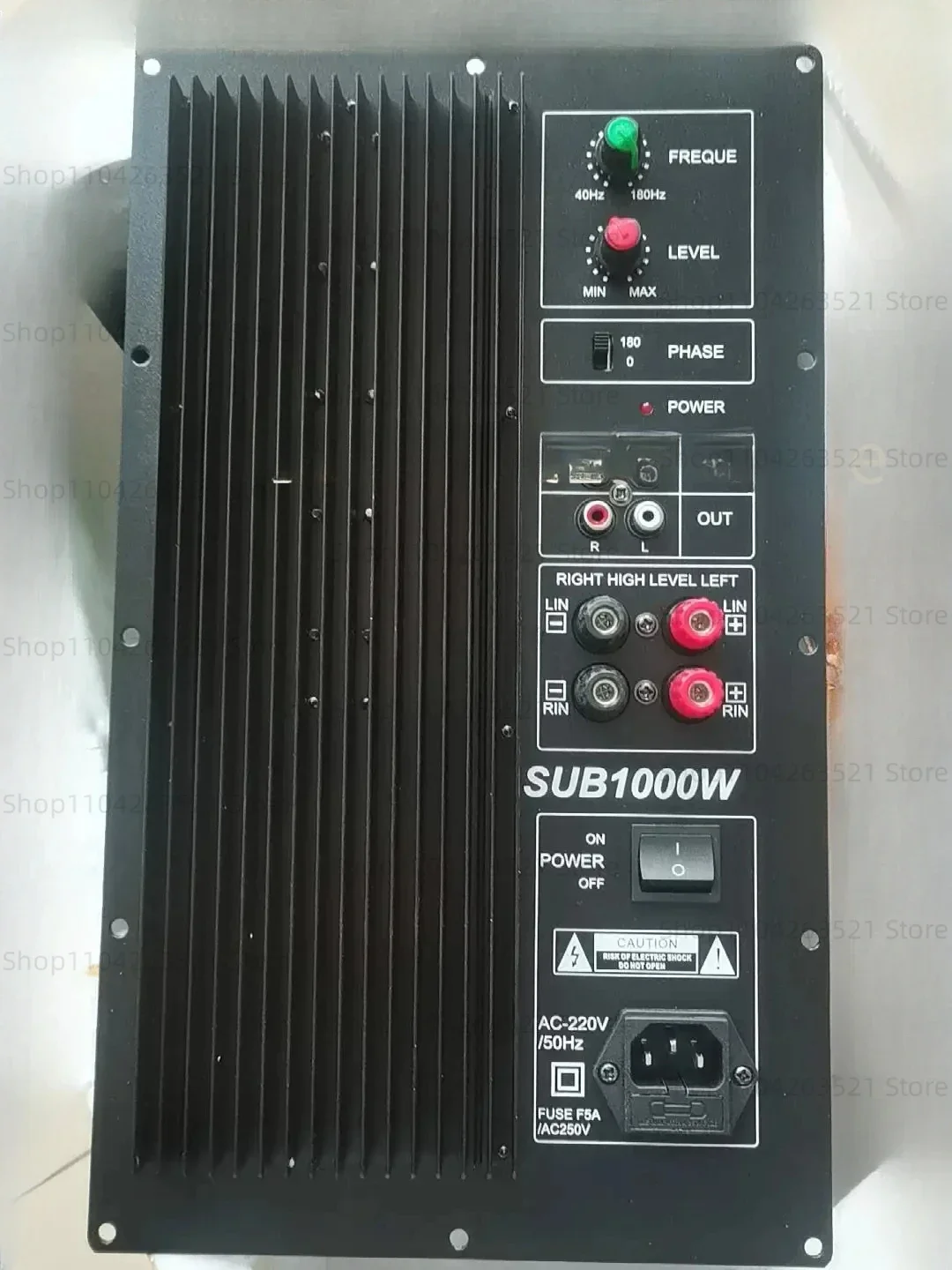 

1000W high power Finished 15 inch powerful bass high-power active household subwoofer amplifier board