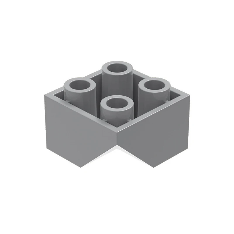 MOC 10PCS 3676W Speciale Concave Hoek Reverse 4 Gaten Bouwstenen Kit Huis Deel Bricks Deeltje Speelgoed kinderen Verjaardagscadeautjes