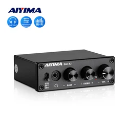 Aiyima Audio A2 Mini Stereo USB Gaming DAC Decoder Kopfhörer Verstärker Konverter Adapter für Desktop-Aktiv lautsprecher