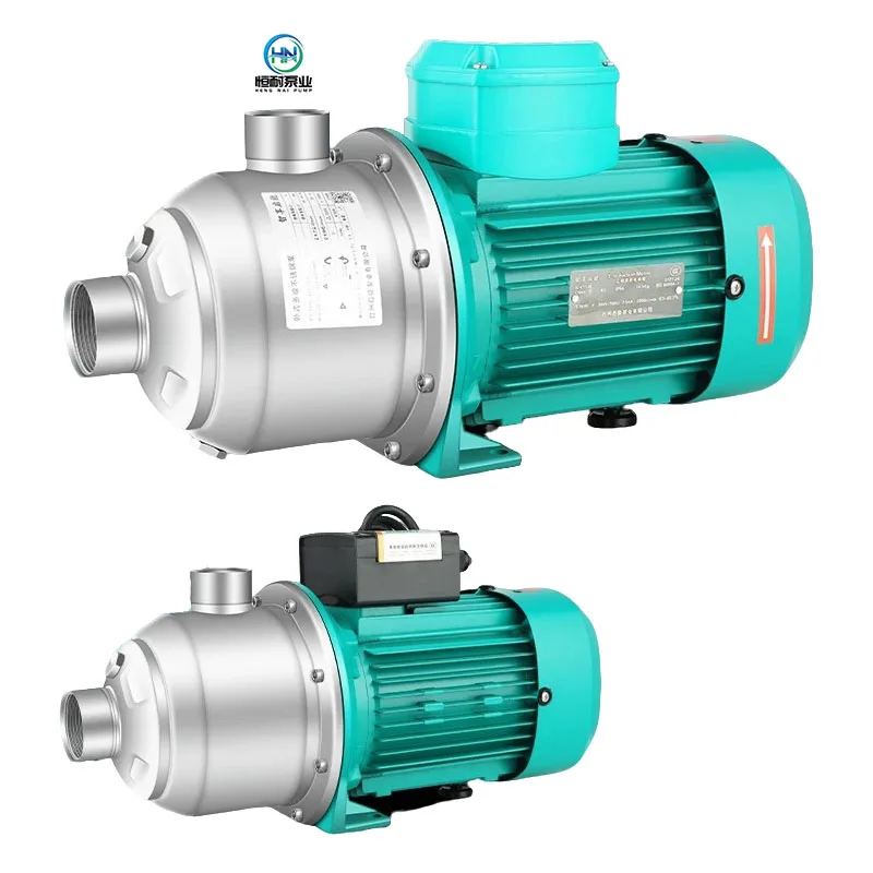 Industrial Horizontal Multistage Centrifugal Pump SS304 Corrosion Resistant Water Pump for Chemical & Food Industry