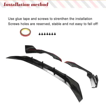 適用於Audi RS6 RS7 C8 Avant 旅行車 2019-2021 乾碳纖維車前保險桿唇擾流板汽車前唇下巴擾流板車身套件 8 最佳銷售 奧迪RS6車身套件 - №2