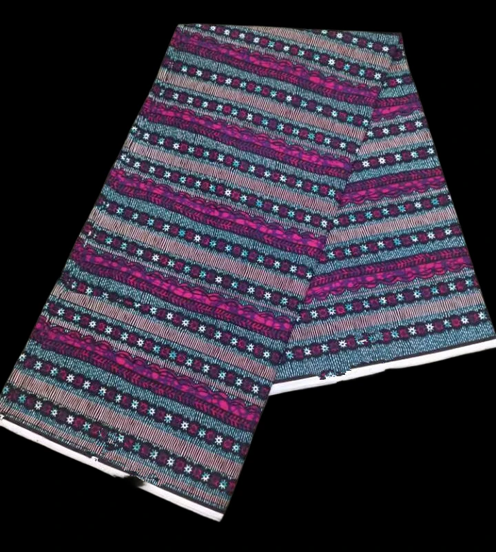 أحدث صيحات الموضة لعام 2025 نسيج الشمع الأفريقي نيجيريا أنقرة أقمشة الشمع كتلة يطبع الباتيك الهولندية 100% قطن خياطة عالية الجودة #3