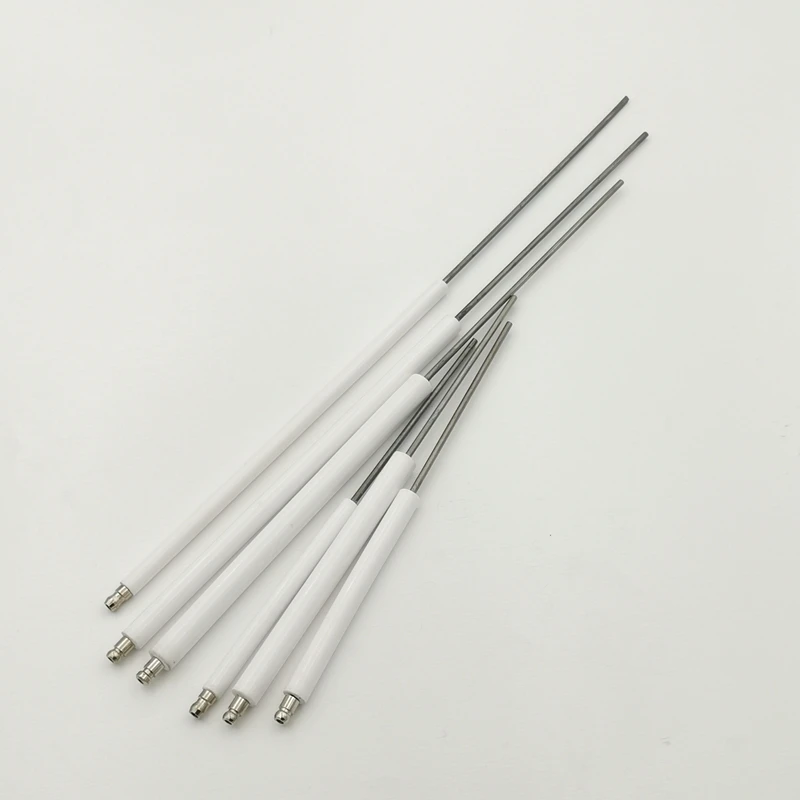 Gas Burner Ceramic Ignition Needle Diesel Stove Head Ignitor Rod Electrode Long Burning Stick Ion Probe for Flame Detection