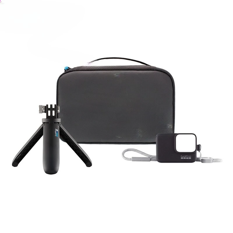 

Travel cover (compact storage bag + mini extended selfie stick + silicone cover) is convenient