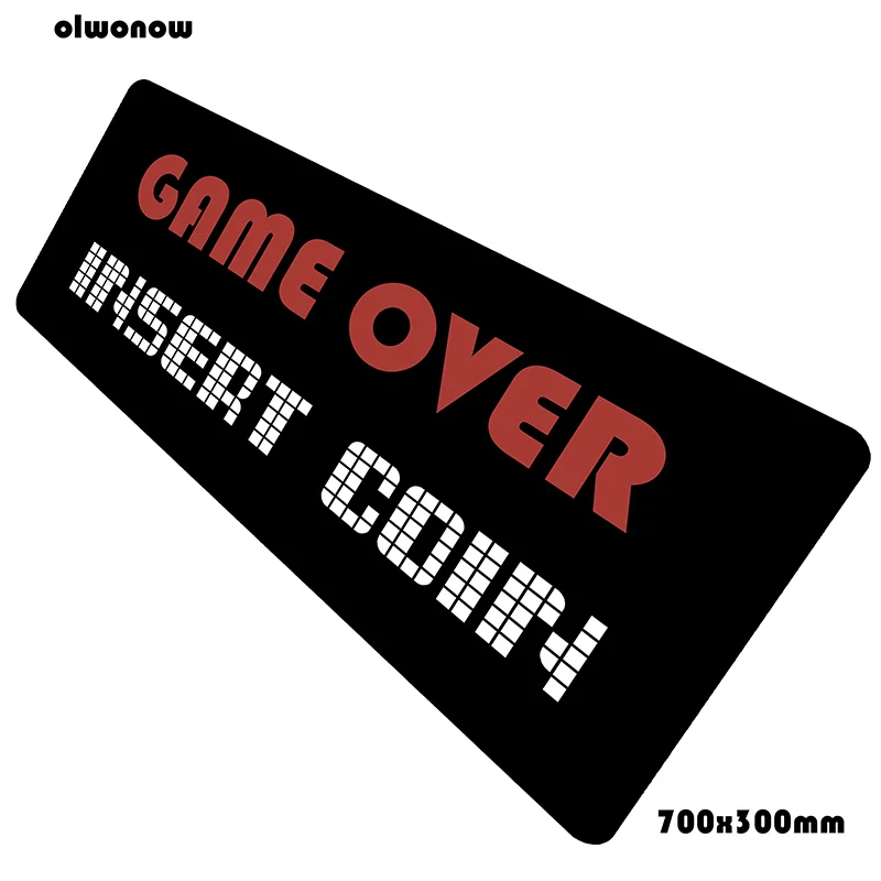 Коврик для мыши Game Over, инди-поп, 700x300x2 мм, коврик для мыши, ноутбука, компьютера, великолепный игровой коврик для мыши, коврики для мыши для геймера, ноутбука