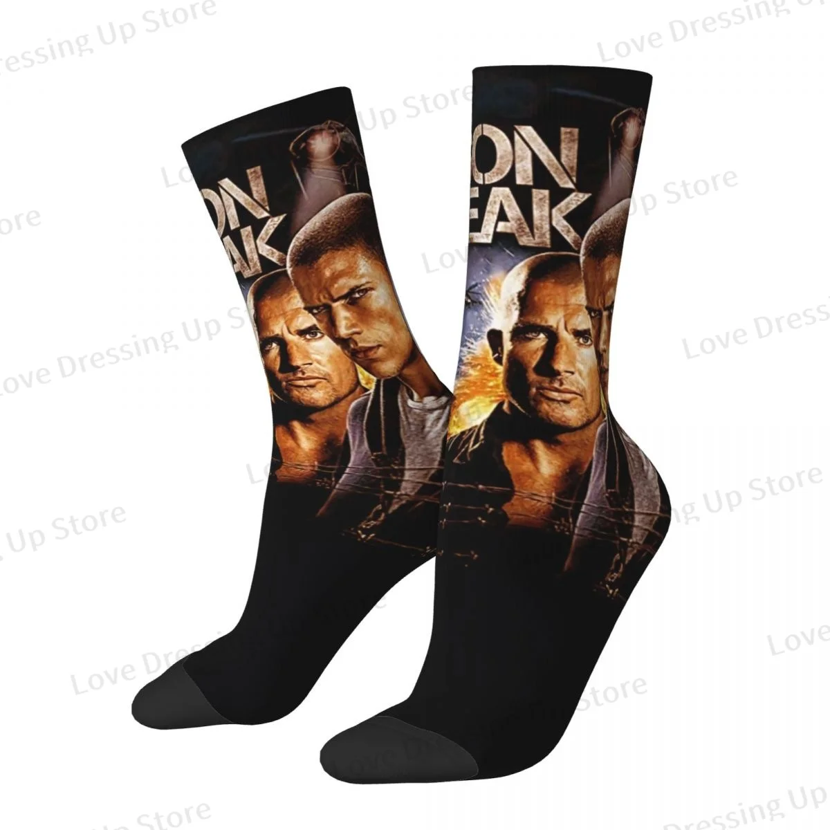 Prison Break Men Women Socks Windproof Novelty Suitable for all seasons Stockings Gift