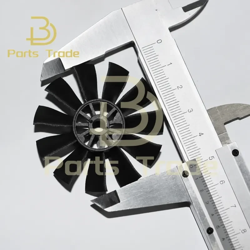 2pcs 11 Blades 50mm EDF Propeller for Powerfun 50 EDF Jet RC Model Hobby Airplane Jet Plane Spare Part Propeller