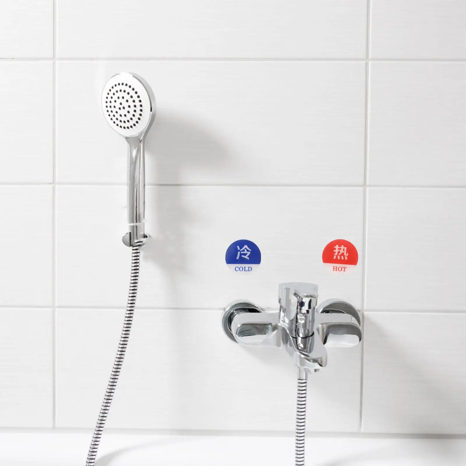 Hot and Cold Water Signs Hot/cold Label Stickers for Shower Labels Faucet Universal Faucets Bathroom