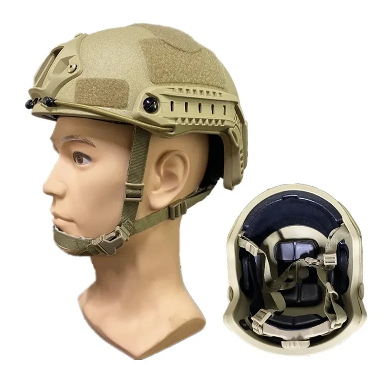 Tactical high ballistic cutting helmet, bulletproof armor, PE core, safety, NIJ IIIA MICH, fast