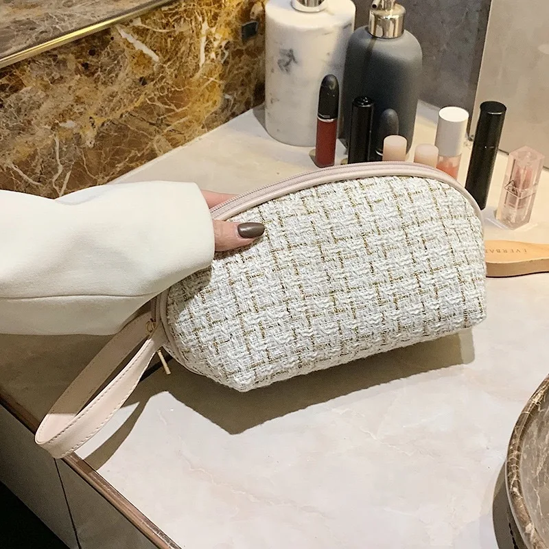1pc Small Xiangfeng Makeup Bag, Popular Hand-Held Makeup Bag, Large-Capacity Cosmetics Storage Bag