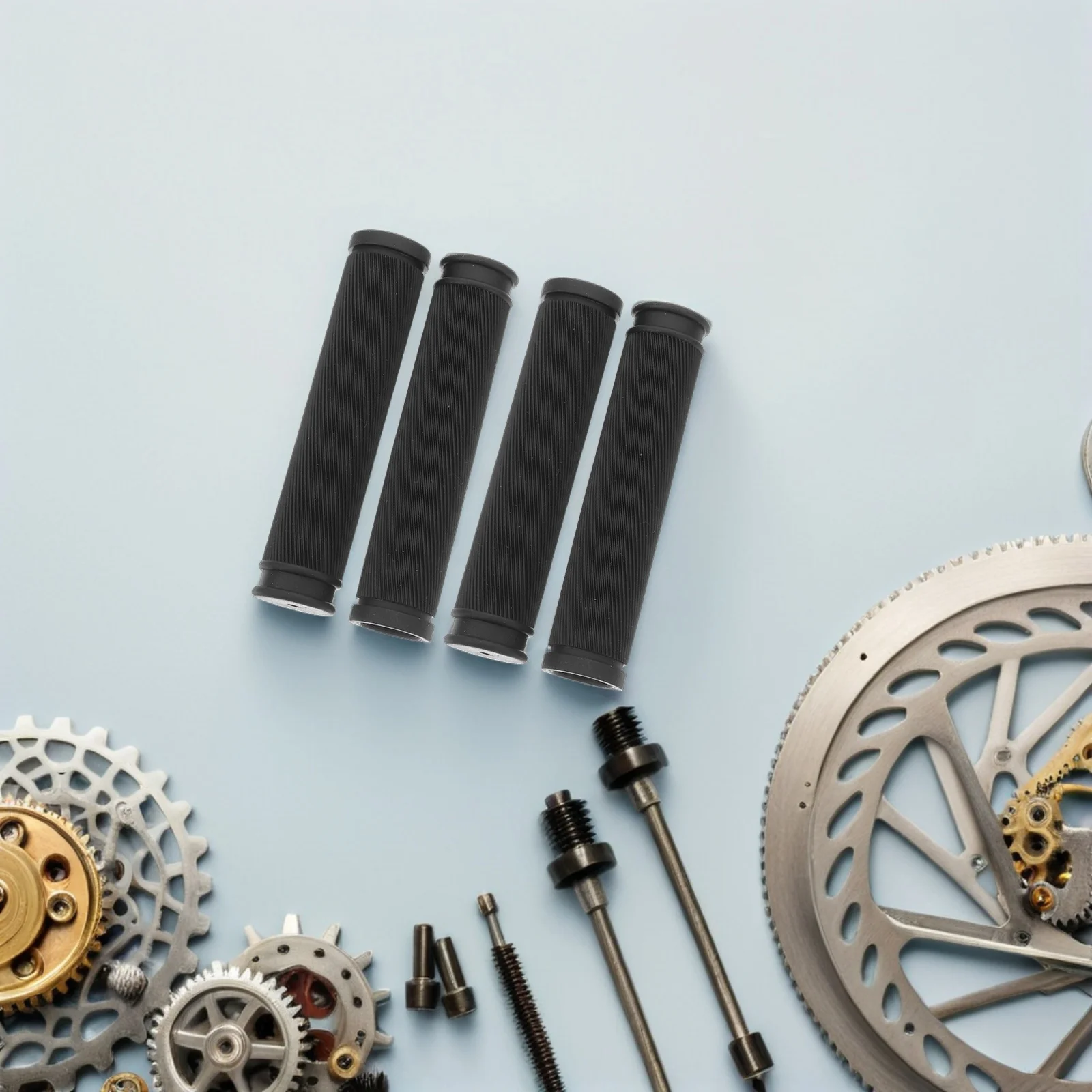 

2Pair Handlebar Grips for Bicycles Non-Slip Rubber Mountain Bike Grips Comfortable Ergonomic Fit for Various Terrains and Wet