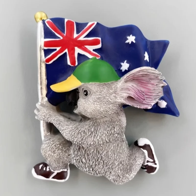 Australia Fridge Stickers Phillip Island Travel Souvenirs Parrot Kangroo Kaola Fridge Magnets Home