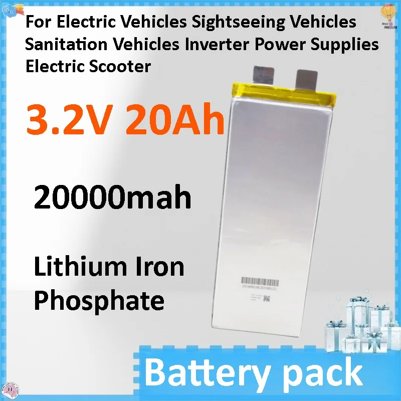 

4pcs 3.2V 20Ah Battery for Electric Vehicles Sightseeing Vehicles Sanitation Vehicles Inverter Power Supplies Electric Scooter