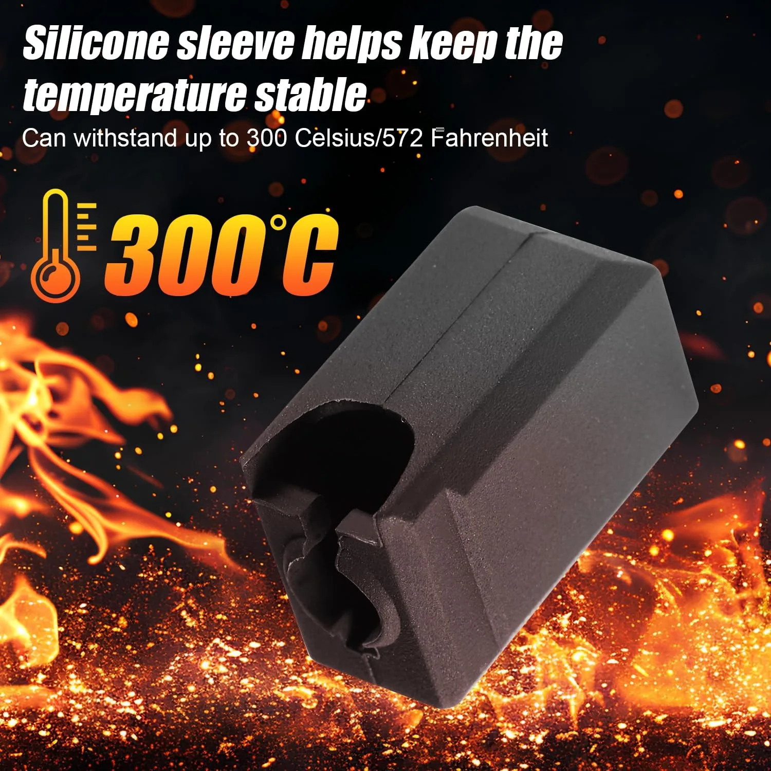 5/10 Stück X1/P1 Silikonhülle für Bambu Lab X1 X1C P1P P1S, Hotend-Block Silikonabdeckung, 3D-Druckerzubehör – Detail 3
