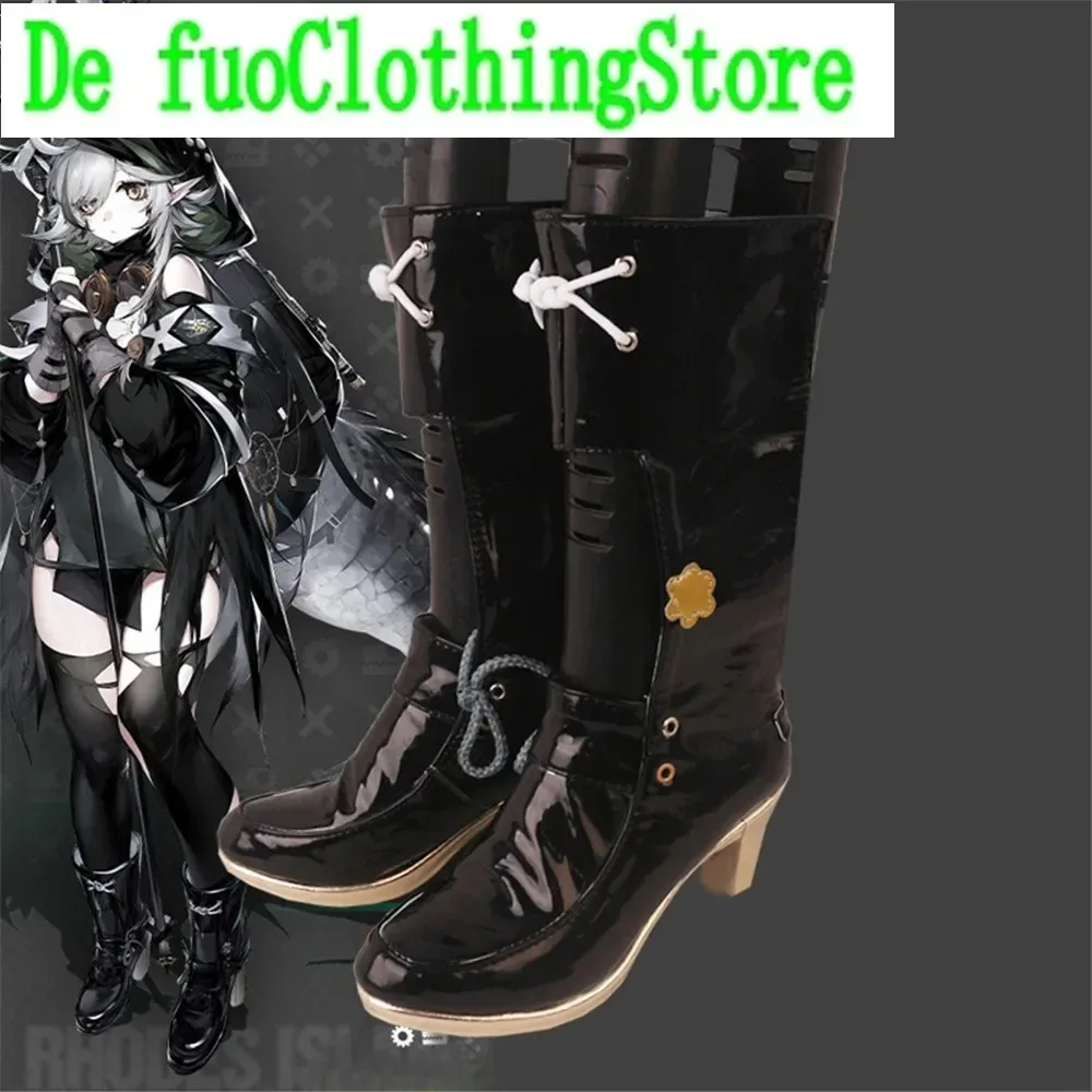 Arknights Tomimi Scarpe Cosplay Stivali Gioco Anime Halloween DefuoClothing Negozio di scarpe