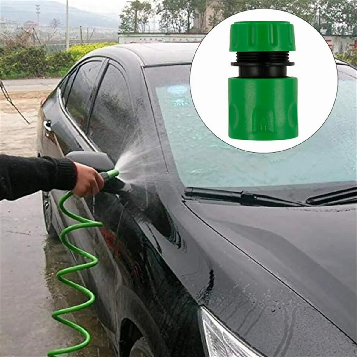 Y17A 1SET Garden Hose Connectors and Fittings, Plastic Garden Hose Tap Connector Kit Hose Pipe Connector