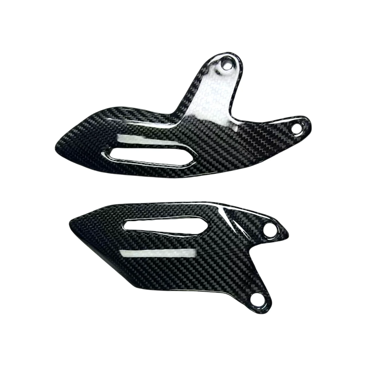 

Carbon Fiber Motorcycle Accessories for the Kawasaki Ninja H2/H2R 2015–2024 Models: Footrest Trim Covers