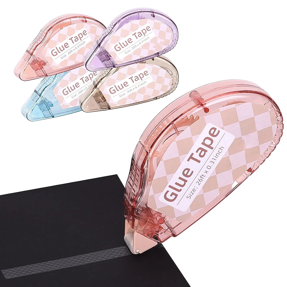 1PC Scrapbook Tape Double Sided Tape Roller Adhesive Glue Runner Scrapbooking Supplies Tape Runner Glue Tape for Gift Wrapping