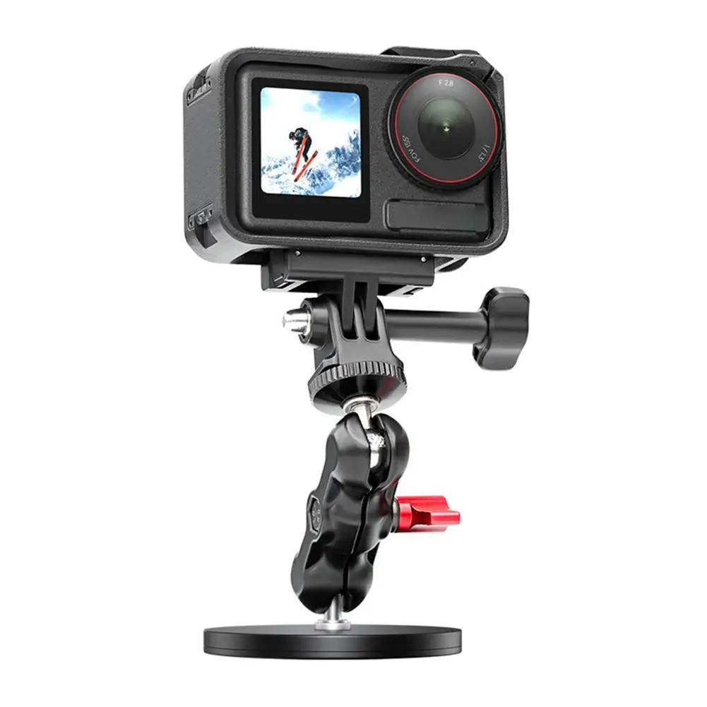 Magnetic Mount Base Stand Kit with Deluxe Ball Head For Osmo Action 5 Pro Pocket 3 Action Camera Accessories Adapter Mount