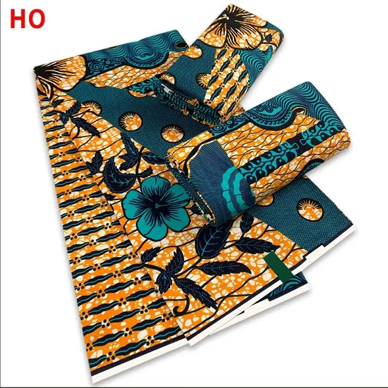 2023 Latest African 100% Cotton Wholesale Real Wax Printed Fabric Guaranteed Veritable Original Soft Pagne Ankara Wax Fabric