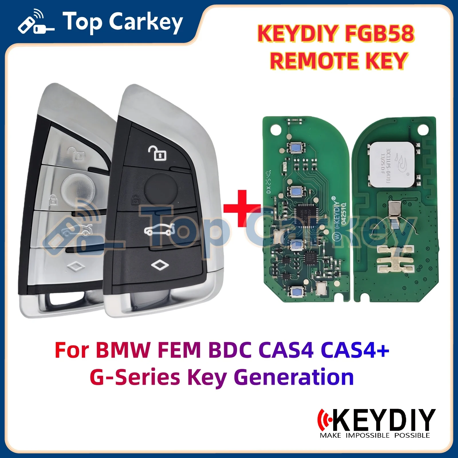 KEYDIY KD FGB58 Fern platine verwendet für BMW FEM BDC CAS4 CAS4 G-Serie oder ZB-Serie Fernbedienung – Detail 1