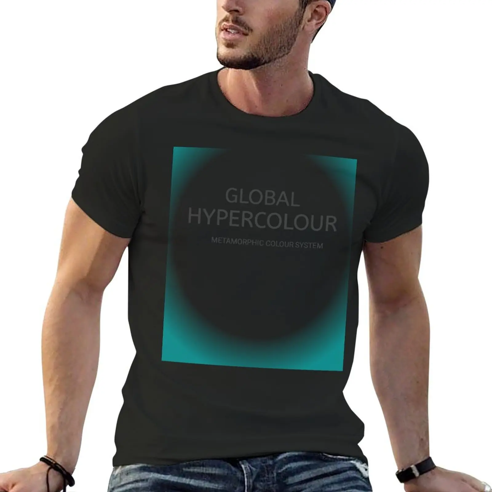 

GLOBAL HYPERCOLOUR T-Shirt aesthetic clothes blacks hippie clothes cotton t shirt men