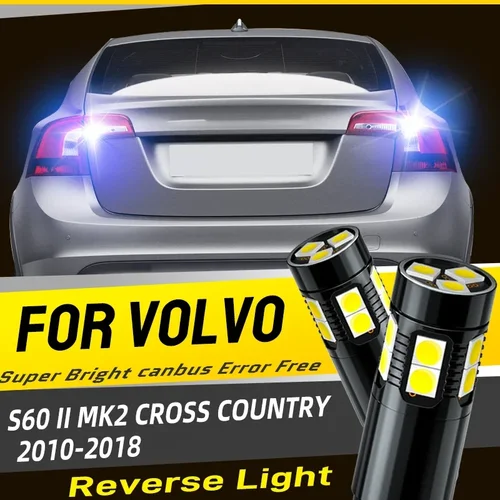2 uds H21W luces LED de respaldo inverso Blubs BAY9S 64136 Canbus sin errores para Volvo S60 II MK2 Cross COUNTRY 2010-2018