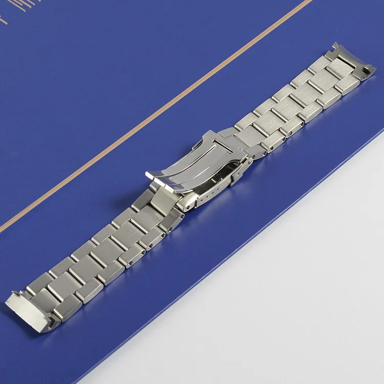 For Breitling Colt 173A 22mm Brushed Polished Stainless Steel Watch Bracelet