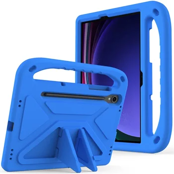 Voor Galaxy Tab S9 FE S9FE S8 S7 Case 11 inch Leuke EVA Draagbare Kickstand Schokbestendig Tablet voor Samsung Tab S8 S9FE S7 Funda