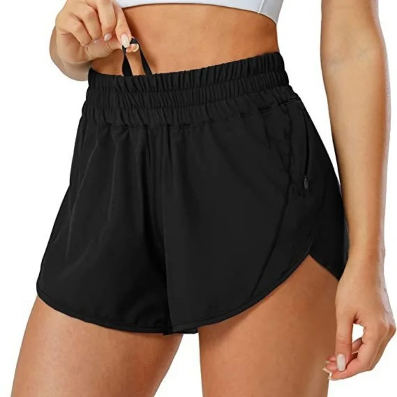 Short maillot de bain femme2024 femmes course entraînement troncs taille élastique maillot de bain Shorts maillots de bain sport