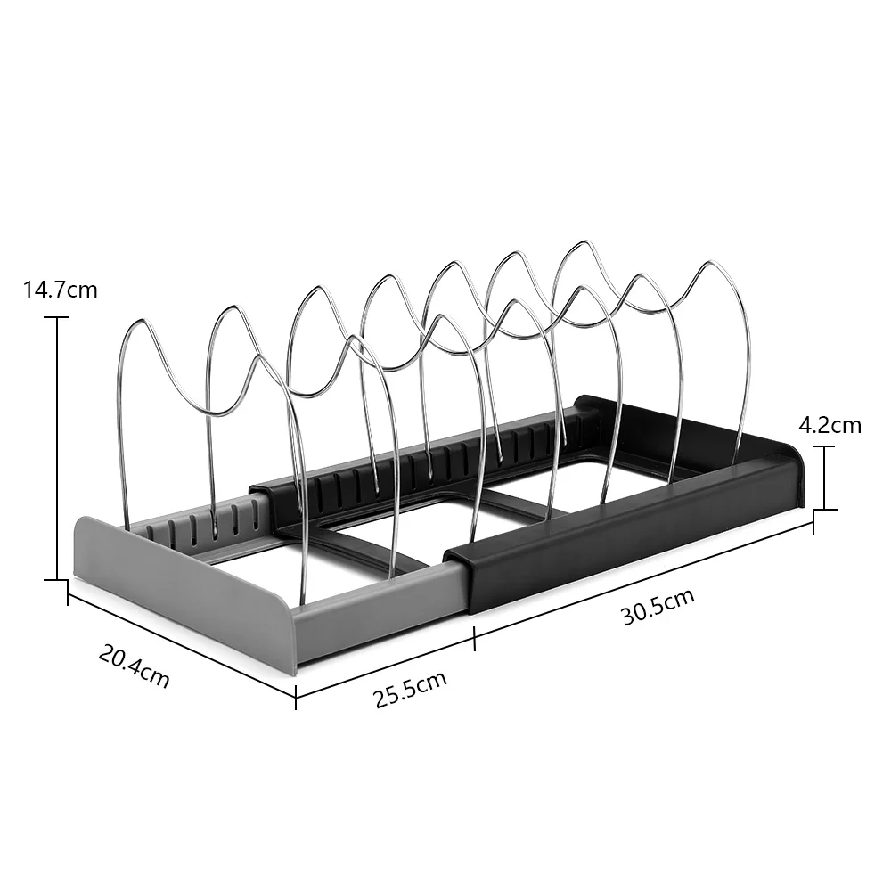 Kitchen Accessories Pot Rack Pot Pan Kitchen Organizer For Storage Cabinet Kitchen Holder Pans Pots Lid Organizer Rack