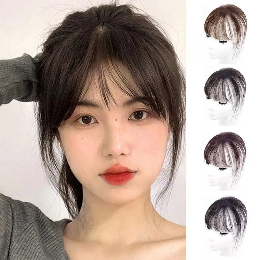 Air Bangs Patchwork Patchwork Wig One Card One Piece Bangs Natural Invisible Wig For Women