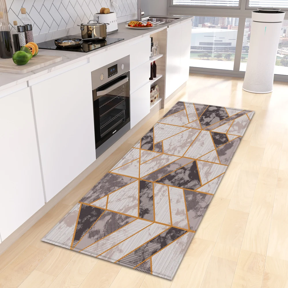 Kitchen Mat Bath Entrance Doormat Custom Bedroom Floor Decoration Non-Slip Foot Carpet Home Hallway Balcony Door Living Room Rug