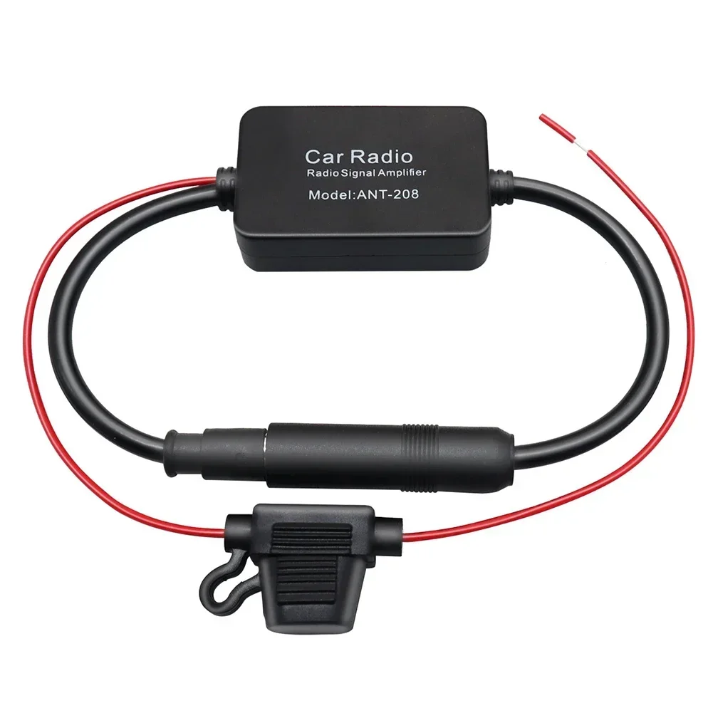 Universal FM Radio Signal Car Antenna Signal Amplifier Anti-interference Enhance Set AM Auto Electronic Amp Accessories 12V