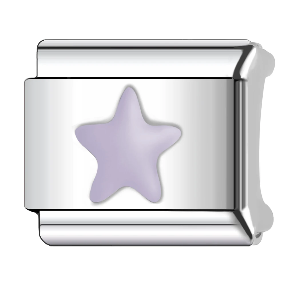 Trusta نمط جديد جرو نجوم باو طباعة سحر الروابط الإيطالية 9 مللي متر سوار الفولاذ المقاوم للصدأ للنساء DIY بها بنفسك المجوهرات بالجملة N628