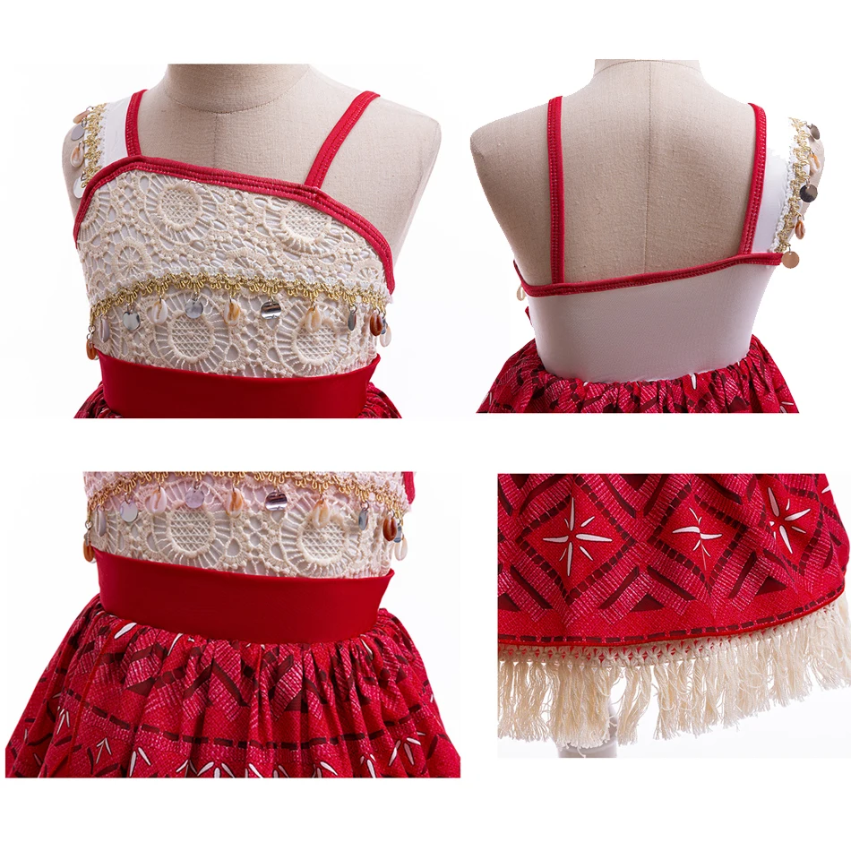 Moana 2 Maui Costume Little Boys Girls Vaiana Dress Up Outfits New Year Kids Role Playing Clothes Purim Festival Sets image 3